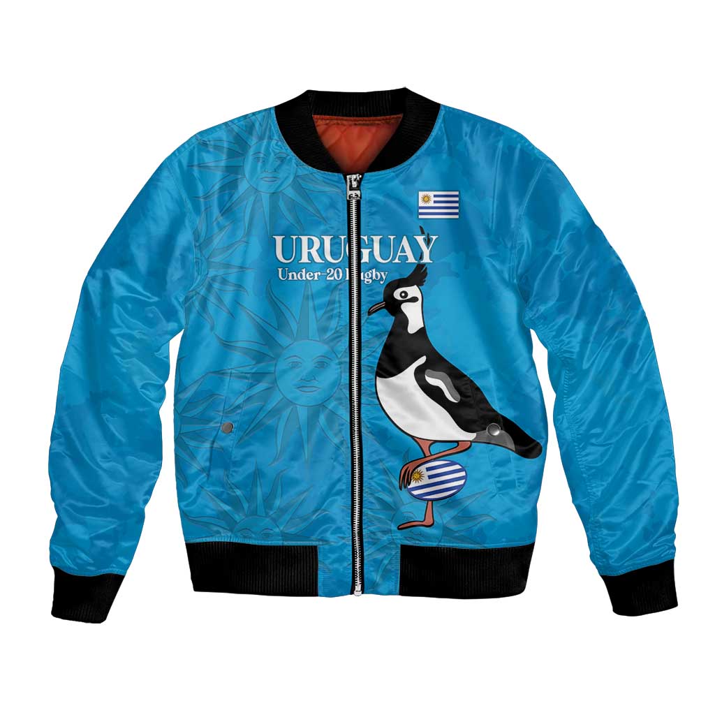 Custom Uruguay Rugby Bomber Jacket 2024 Go Champions Southern Lapwing - Wonder Print Shop