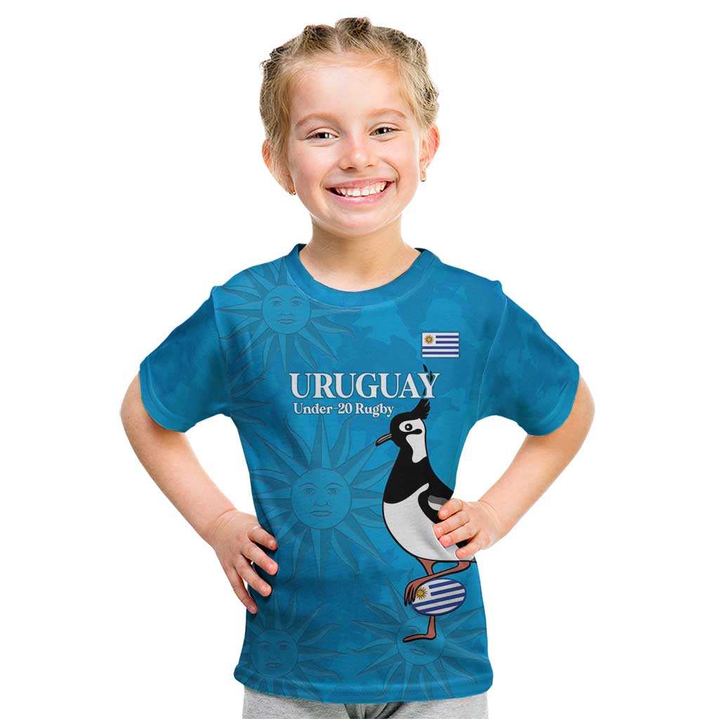 Custom Uruguay Rugby Kid T Shirt 2024 Go Champions Southern Lapwing - Wonder Print Shop