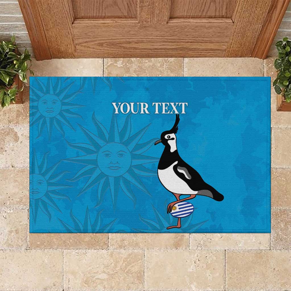 Custom Uruguay Rugby Rubber Doormat 2024 Go Champions Southern Lapwing - Wonder Print Shop