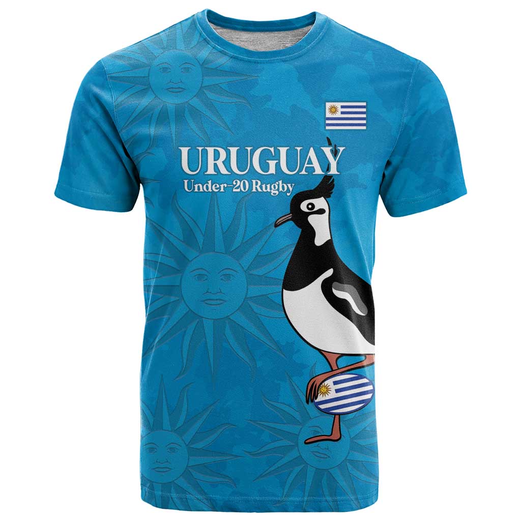 Custom Uruguay Rugby T Shirt 2024 Go Champions Southern Lapwing - Wonder Print Shop