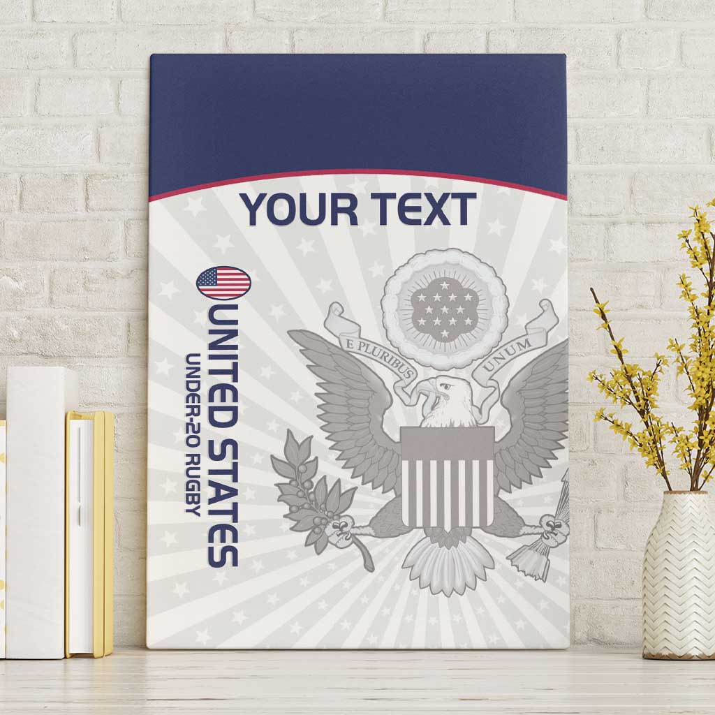 Custom United States Rugby Canvas Wall Art 2024 Go Champions Eagles - Wonder Print Shop