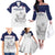 Custom United States Rugby Family Matching Off The Shoulder Long Sleeve Dress and Hawaiian Shirt 2024 Go Champions Eagles - Wonder Print Shop