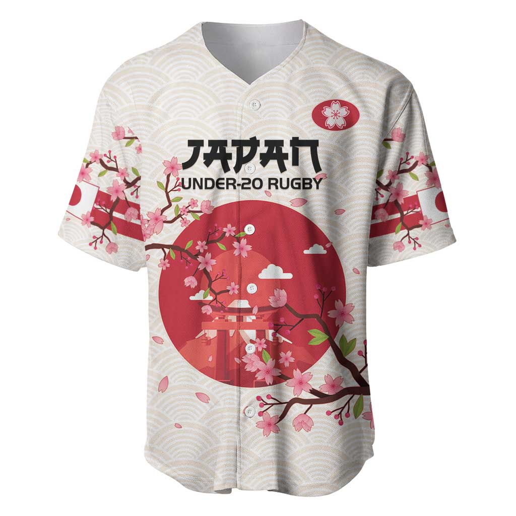 Custom Japan Rugby Baseball Jersey 2024 Go Champions Cherry Blossoms - Wonder Print Shop