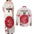 Custom Japan Rugby Couples Matching Off Shoulder Maxi Dress and Long Sleeve Button Shirt 2024 Go Champions Cherry Blossoms - Wonder Print Shop