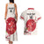 Custom Japan Rugby Couples Matching Tank Maxi Dress and Hawaiian Shirt 2024 Go Champions Cherry Blossoms - Wonder Print Shop