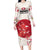 Custom Japan Rugby Long Sleeve Bodycon Dress 2024 Go Champions Cherry Blossoms - Wonder Print Shop