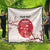 Custom Japan Rugby Quilt 2024 Go Champions Cherry Blossoms