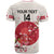 Custom Japan Rugby T Shirt 2024 Go Champions Cherry Blossoms - Wonder Print Shop