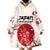 Custom Japan Rugby Wearable Blanket Hoodie 2024 Go Champions Cherry Blossoms - Wonder Print Shop