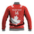 Custom Canada Rugby Baseball Jacket 2024 Go Champions Maple Leaf - Wonder Print Shop