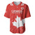 Custom Canada Rugby Baseball Jersey 2024 Go Champions Maple Leaf - Wonder Print Shop