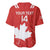 Custom Canada Rugby Baseball Jersey 2024 Go Champions Maple Leaf - Wonder Print Shop