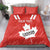 Custom Canada Rugby Bedding Set 2024 Go Champions Maple Leaf - Wonder Print Shop