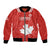 Custom Canada Rugby Bomber Jacket 2024 Go Champions Maple Leaf - Wonder Print Shop