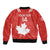 Custom Canada Rugby Bomber Jacket 2024 Go Champions Maple Leaf - Wonder Print Shop