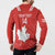 Custom Canada Rugby Button Sweatshirt 2024 Go Champions Maple Leaf - Wonder Print Shop