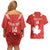 Custom Canada Rugby Couples Matching Off Shoulder Short Dress and Hawaiian Shirt 2024 Go Champions Maple Leaf - Wonder Print Shop