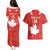 Custom Canada Rugby Couples Matching Puletasi and Hawaiian Shirt 2024 Go Champions Maple Leaf - Wonder Print Shop