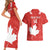 Custom Canada Rugby Couples Matching Short Sleeve Bodycon Dress and Hawaiian Shirt 2024 Go Champions Maple Leaf - Wonder Print Shop