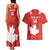 Custom Canada Rugby Couples Matching Tank Maxi Dress and Hawaiian Shirt 2024 Go Champions Maple Leaf - Wonder Print Shop