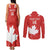 Custom Canada Rugby Couples Matching Tank Maxi Dress and Long Sleeve Button Shirt 2024 Go Champions Maple Leaf - Wonder Print Shop