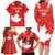 Custom Canada Rugby Family Matching Long Sleeve Bodycon Dress and Hawaiian Shirt 2024 Go Champions Maple Leaf - Wonder Print Shop