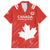 Custom Canada Rugby Family Matching Long Sleeve Bodycon Dress and Hawaiian Shirt 2024 Go Champions Maple Leaf - Wonder Print Shop