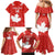 Custom Canada Rugby Family Matching Mermaid Dress and Hawaiian Shirt 2024 Go Champions Maple Leaf - Wonder Print Shop