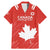 Custom Canada Rugby Family Matching Mermaid Dress and Hawaiian Shirt 2024 Go Champions Maple Leaf - Wonder Print Shop