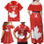 Custom Canada Rugby Family Matching Off Shoulder Maxi Dress and Hawaiian Shirt 2024 Go Champions Maple Leaf - Wonder Print Shop