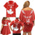 Custom Canada Rugby Family Matching Off Shoulder Short Dress and Hawaiian Shirt 2024 Go Champions Maple Leaf - Wonder Print Shop