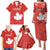 Custom Canada Rugby Family Matching Puletasi and Hawaiian Shirt 2024 Go Champions Maple Leaf - Wonder Print Shop