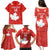 Custom Canada Rugby Family Matching Puletasi and Hawaiian Shirt 2024 Go Champions Maple Leaf - Wonder Print Shop