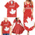 Custom Canada Rugby Family Matching Summer Maxi Dress and Hawaiian Shirt 2024 Go Champions Maple Leaf - Wonder Print Shop