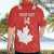 Custom Canada Rugby Hawaiian Shirt 2024 Go Champions Maple Leaf - Wonder Print Shop