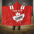 Custom Canada Rugby Hooded Blanket 2024 Go Champions Maple Leaf