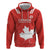 Custom Canada Rugby Hoodie 2024 Go Champions Maple Leaf - Wonder Print Shop