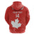 Custom Canada Rugby Hoodie 2024 Go Champions Maple Leaf - Wonder Print Shop