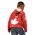 Custom Canada Rugby Kid Hoodie 2024 Go Champions Maple Leaf - Wonder Print Shop