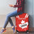 Custom Canada Rugby Luggage Cover 2024 Go Champions Maple Leaf - Wonder Print Shop