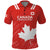 Custom Canada Rugby Polo Shirt 2024 Go Champions Maple Leaf - Wonder Print Shop