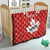 Custom Canada Rugby Quilt 2024 Go Champions Maple Leaf