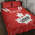 Custom Canada Rugby Quilt Bed Set 2024 Go Champions Maple Leaf