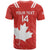 Custom Canada Rugby T Shirt 2024 Go Champions Maple Leaf