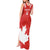 Custom Canada Rugby Tank Maxi Dress 2024 Go Champions Maple Leaf