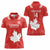 Custom Canada Rugby Women Polo Shirt 2024 Go Champions Maple Leaf - Wonder Print Shop