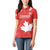 Custom Canada Rugby Women Polo Shirt 2024 Go Champions Maple Leaf - Wonder Print Shop