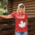 Custom Canada Rugby Women Polo Shirt 2024 Go Champions Maple Leaf - Wonder Print Shop