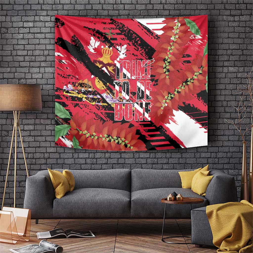 Trini To De Bone Tapestry Proud To Be Trinidad and Tobago - Wonder Print Shop