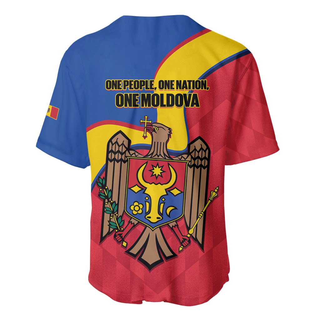 Moldova Independence Day Baseball Jersey August 27 One People One Nation - Wonder Print Shop